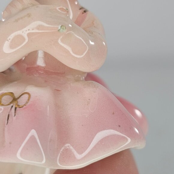 Josef Originals Ballerina Pink Tutu Girl Figurine Gold Shoes *REPAIRED* - Picture 10 of 10